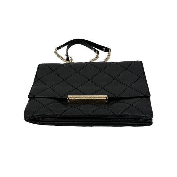 Kate Spade New York Emerson Place Lenia Black Quilted Leather Shoulder Bag - Picture 7 of 16